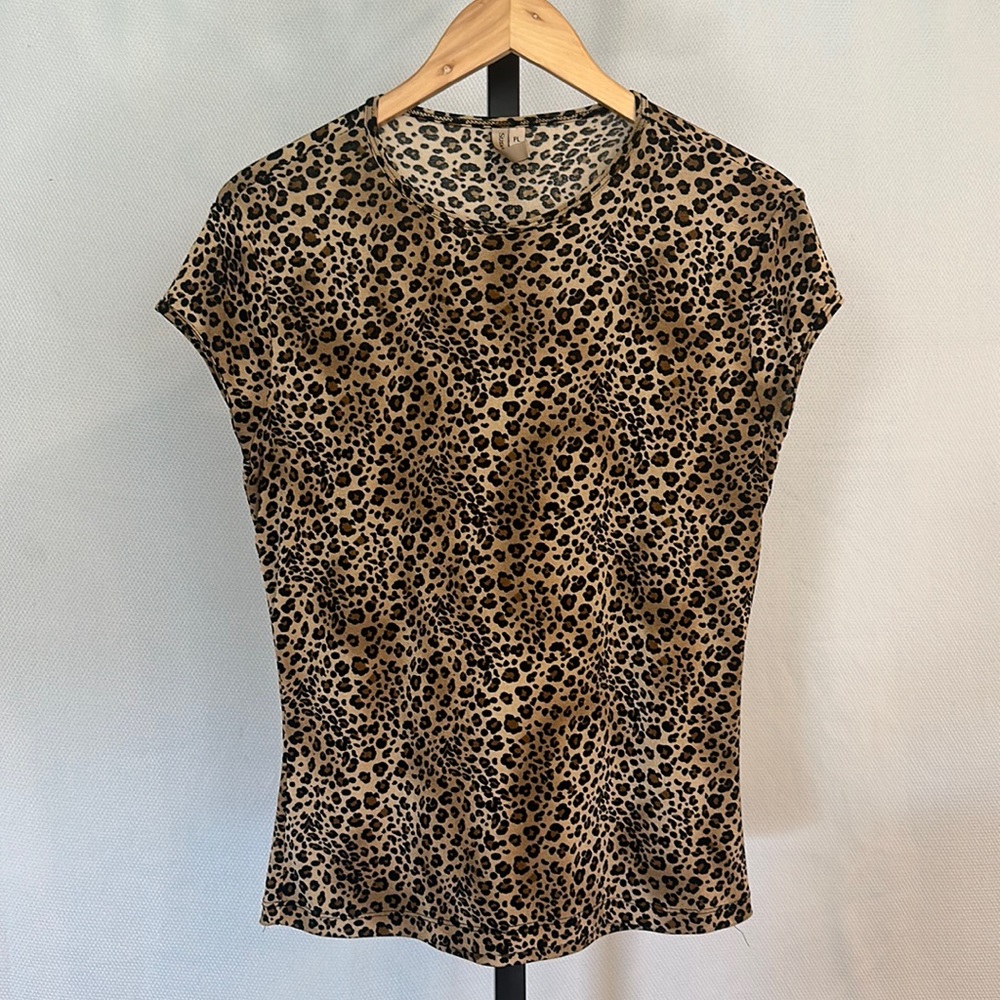 Leopard Print Women’s Petite Shirt
